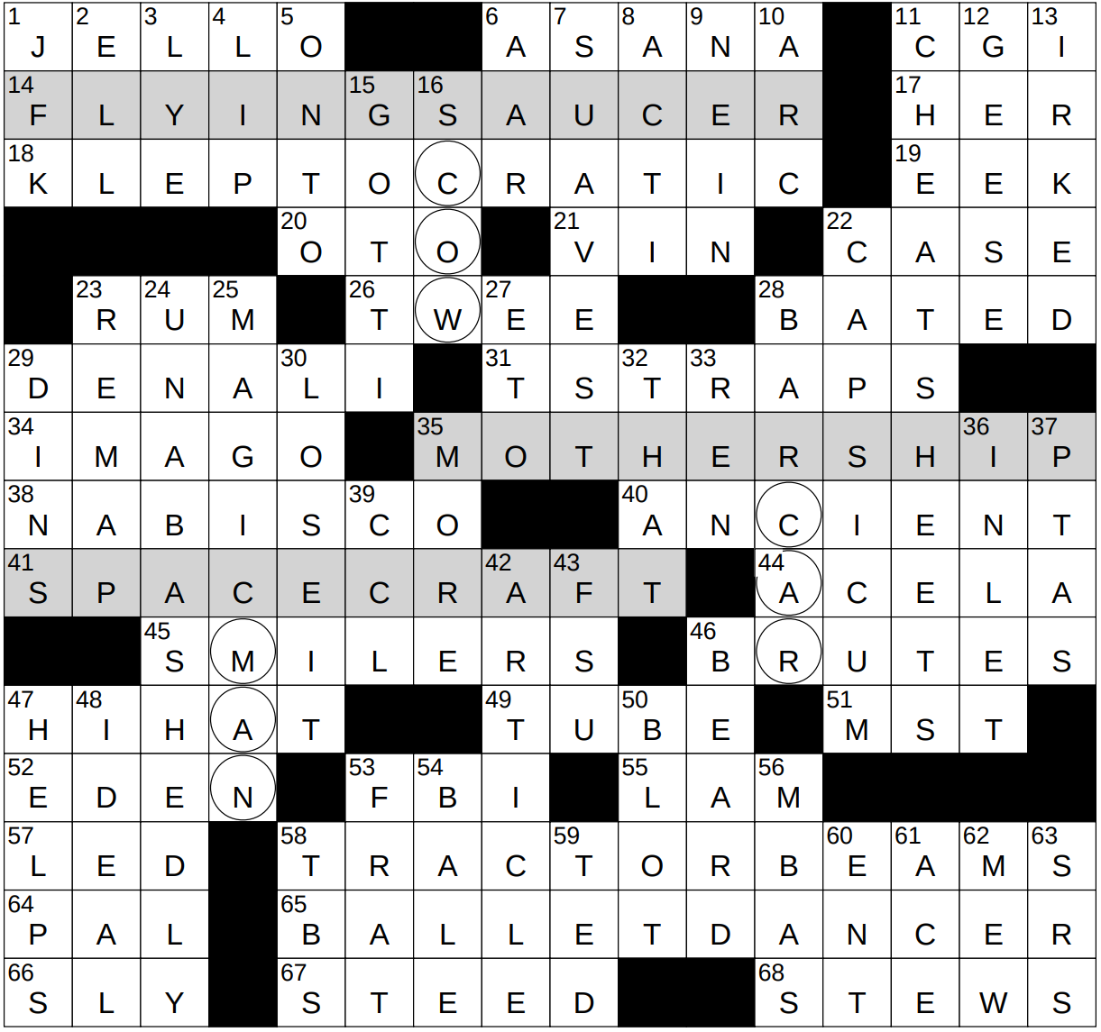0201 23 NY Times Crossword 1 Feb 23 Wednesday NYXCrossword