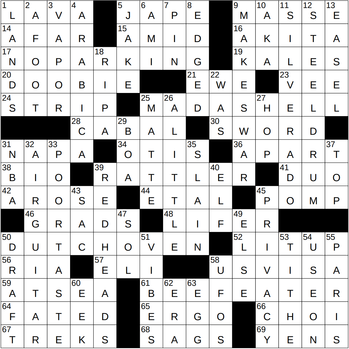 0222 24 NY Times Crossword 22 Feb 24 Thursday NYXCrossword