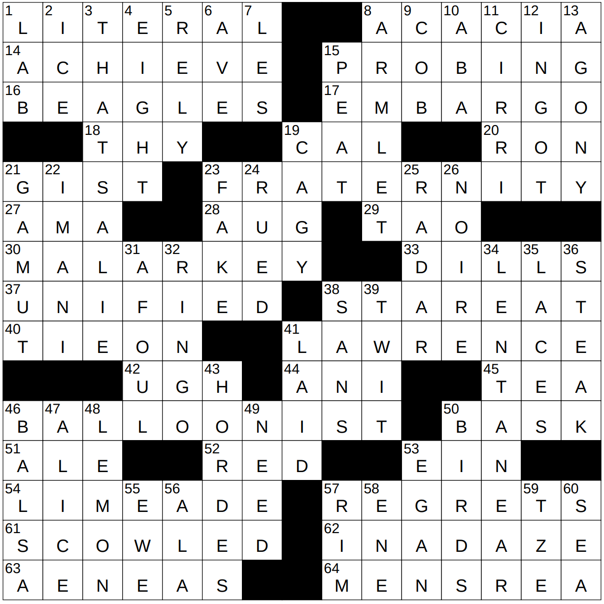 small songbird crossword clue