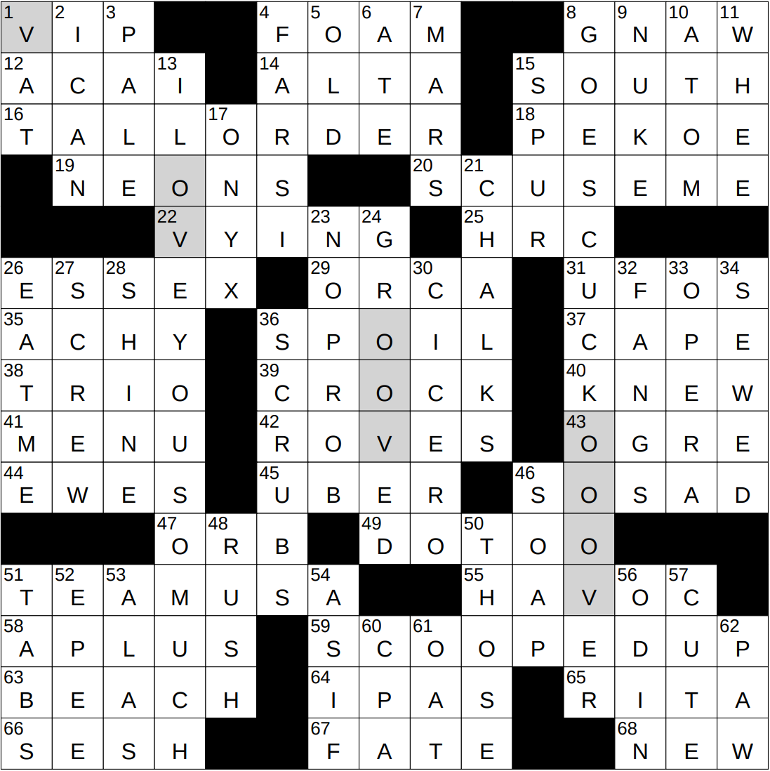 ski area in utah crossword