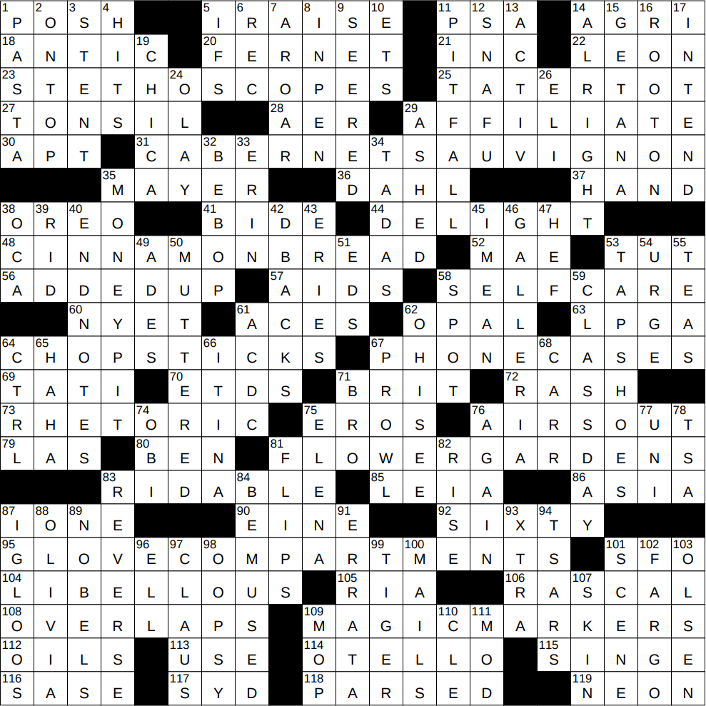 0824 25 NY Times Crossword 24 Aug 25 Sunday NYXCrossword