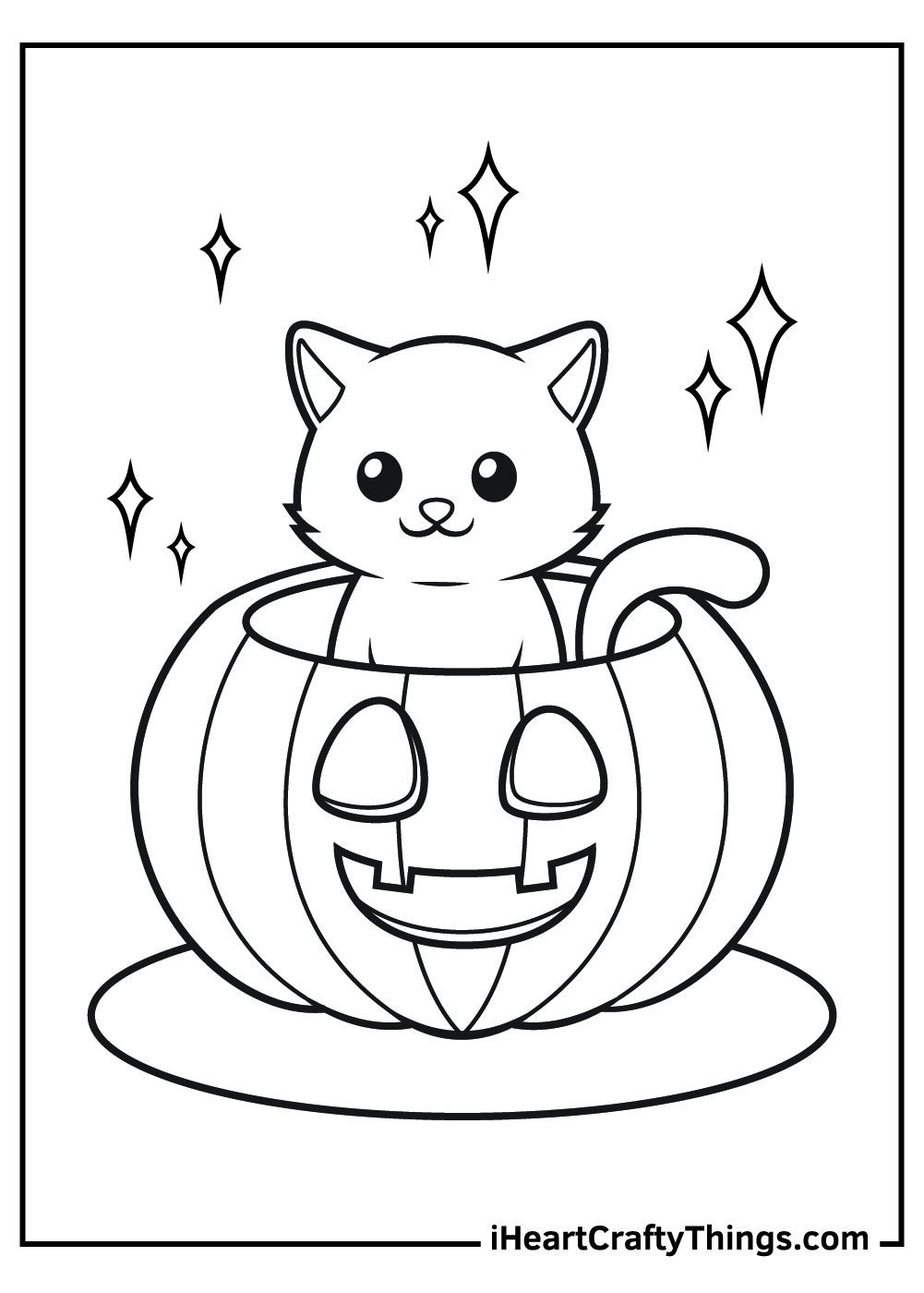 jack o lantern coloring sheet