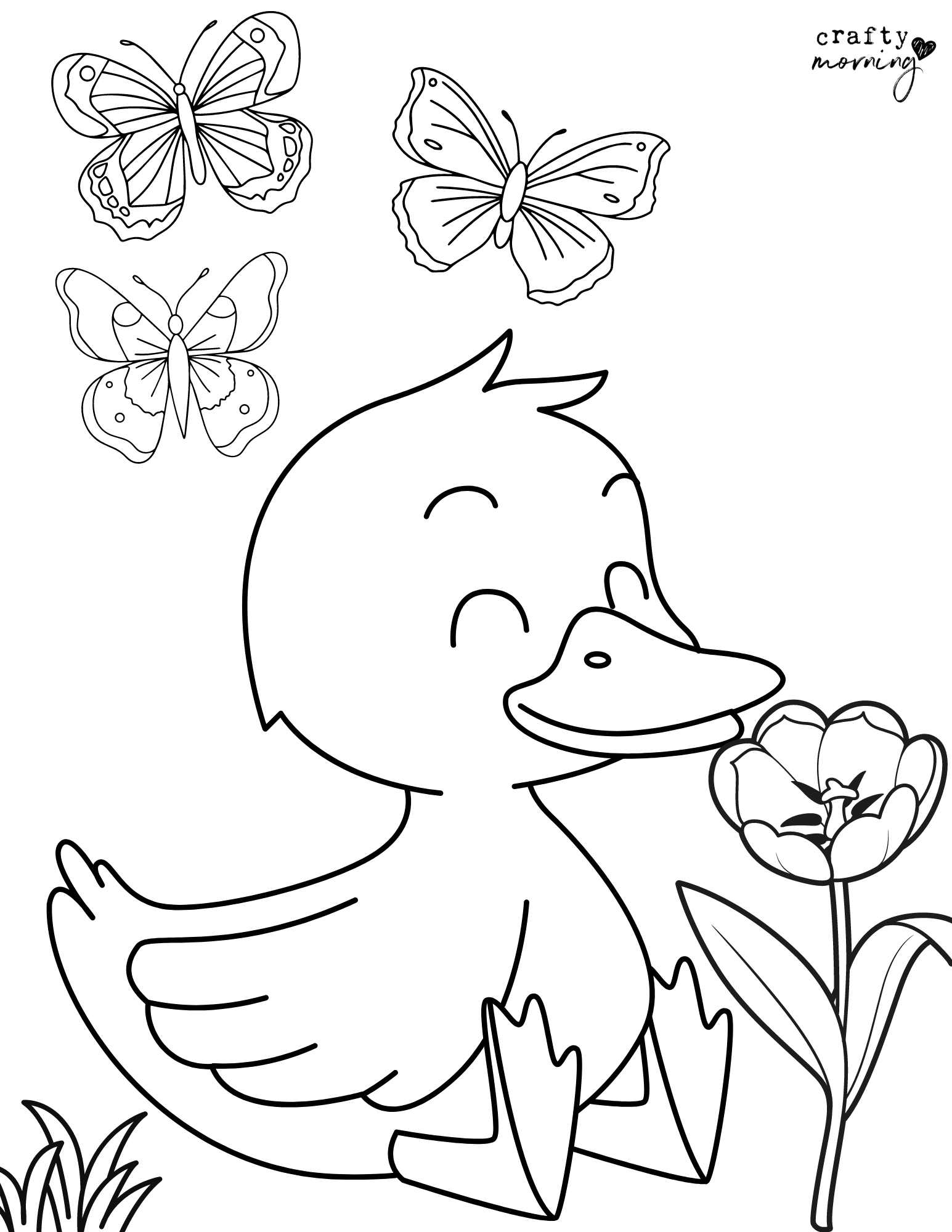 duck chinese coloring book