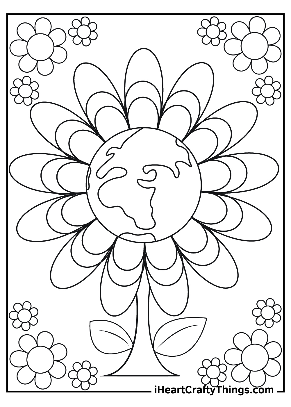 10 Earth Day Coloring Pages 100 Free Printables 