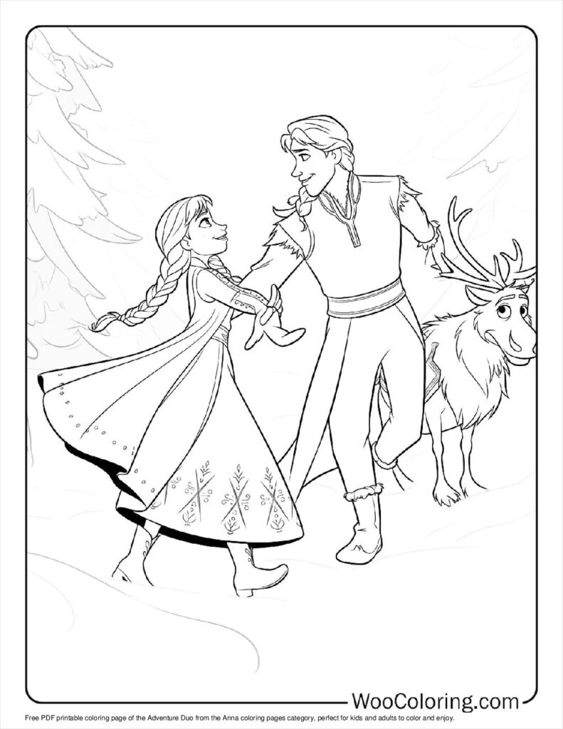 100 Anna Coloring Pages Free PDF To Print Woo Coloring