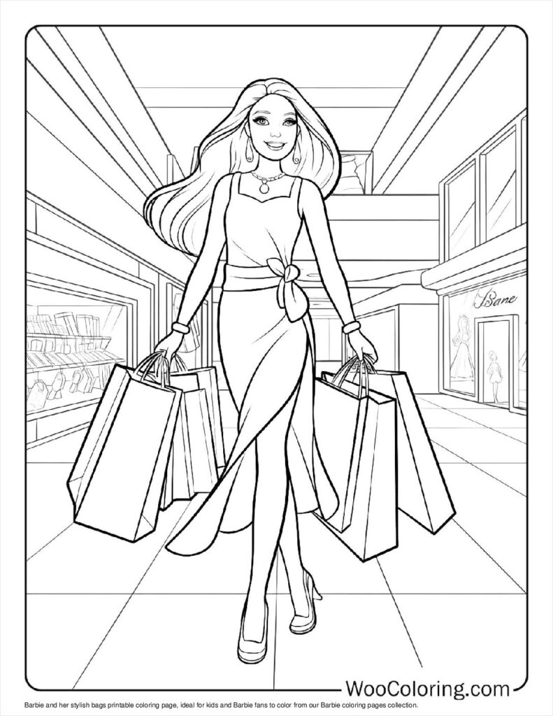 barbie coloring pages printable