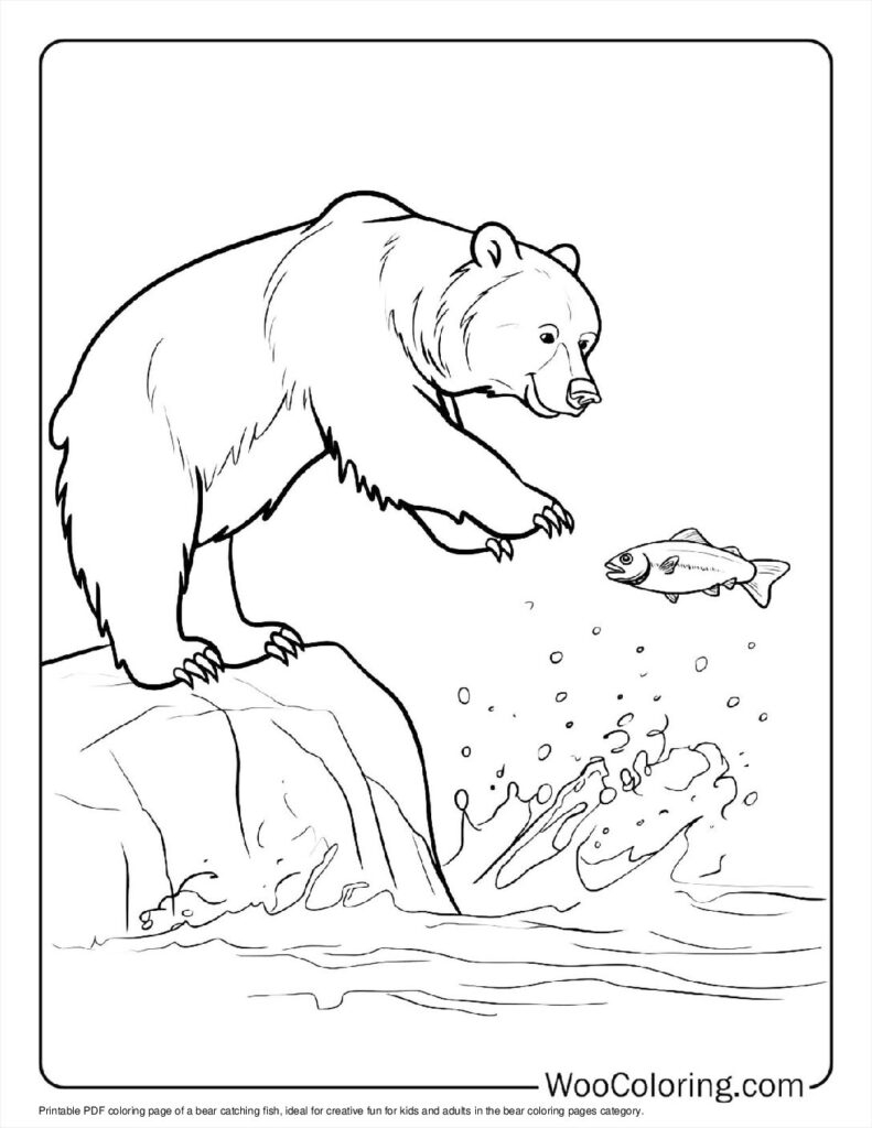 100 Bear Coloring Pages Free PDF To Print Woo Coloring