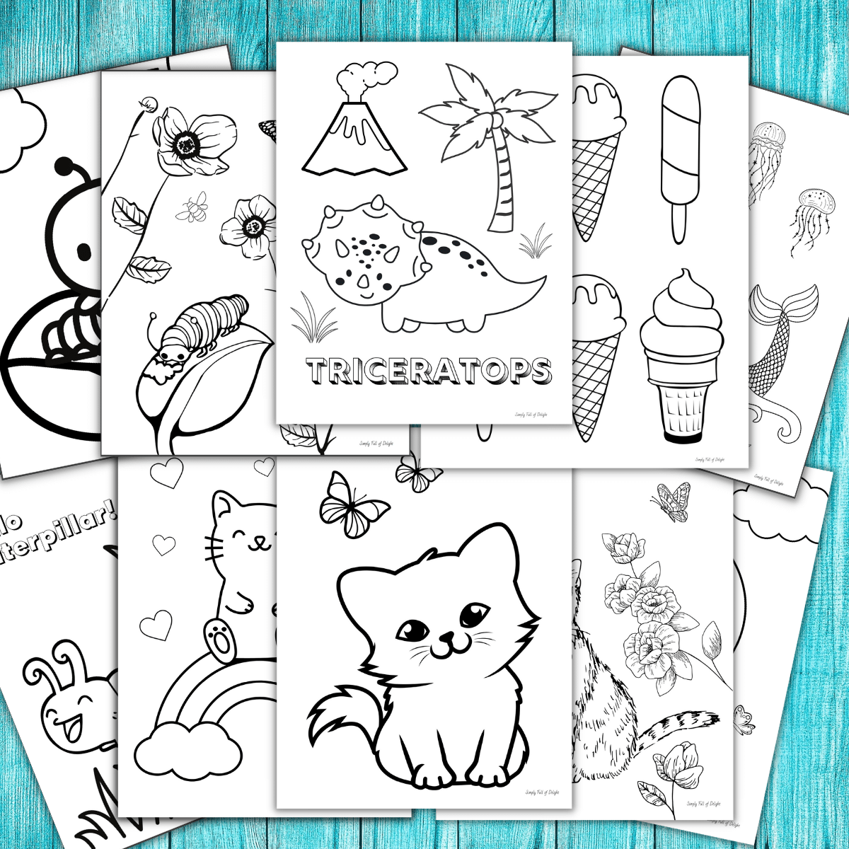 100 Cute Coloring Pages For Kids Free Printables 