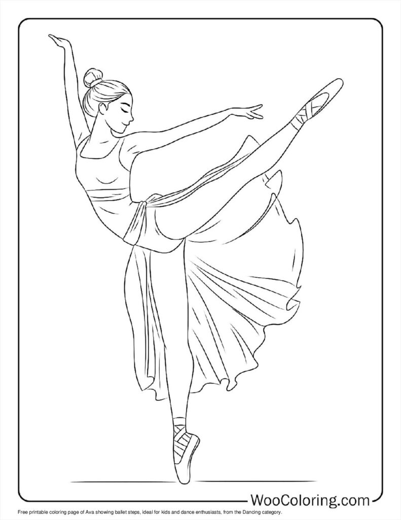 ballet dance coloring pages