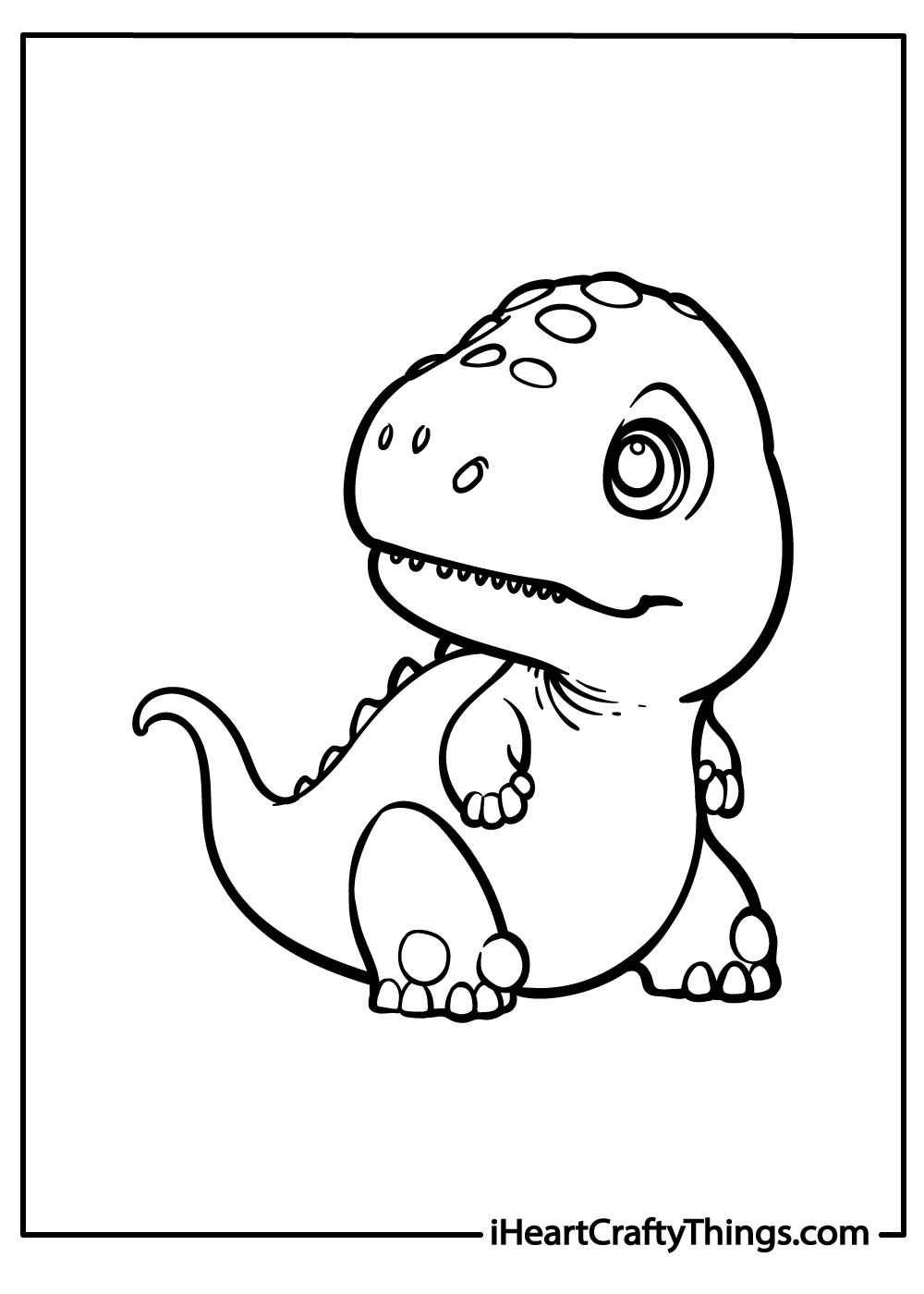 coloring sheets of dinosaurs
