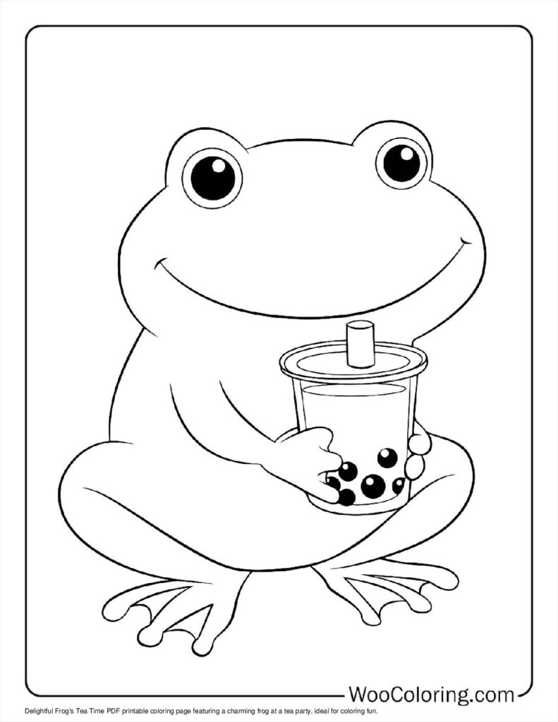 100 Frog Coloring Pages Free PDF To Print Woo Coloring