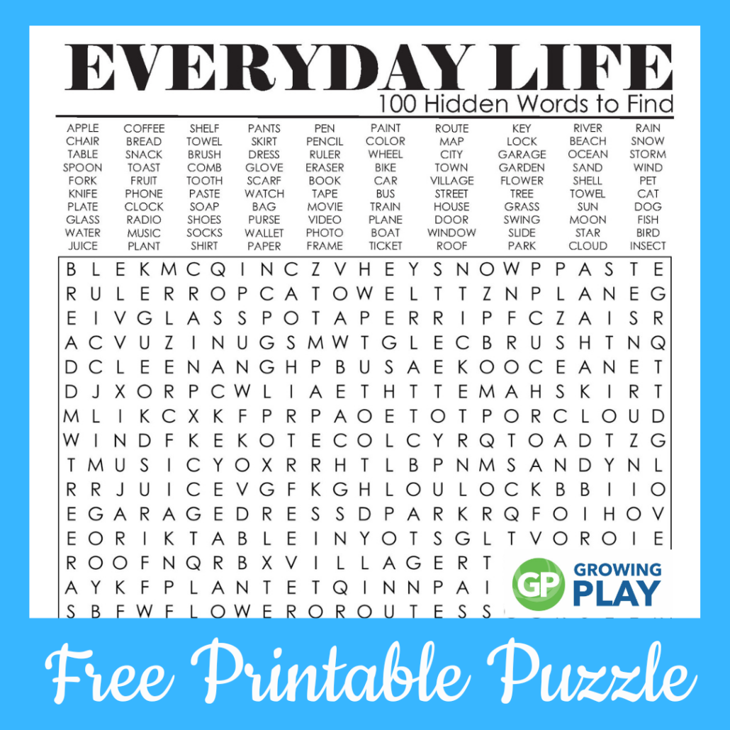 printable word puzzles for adults