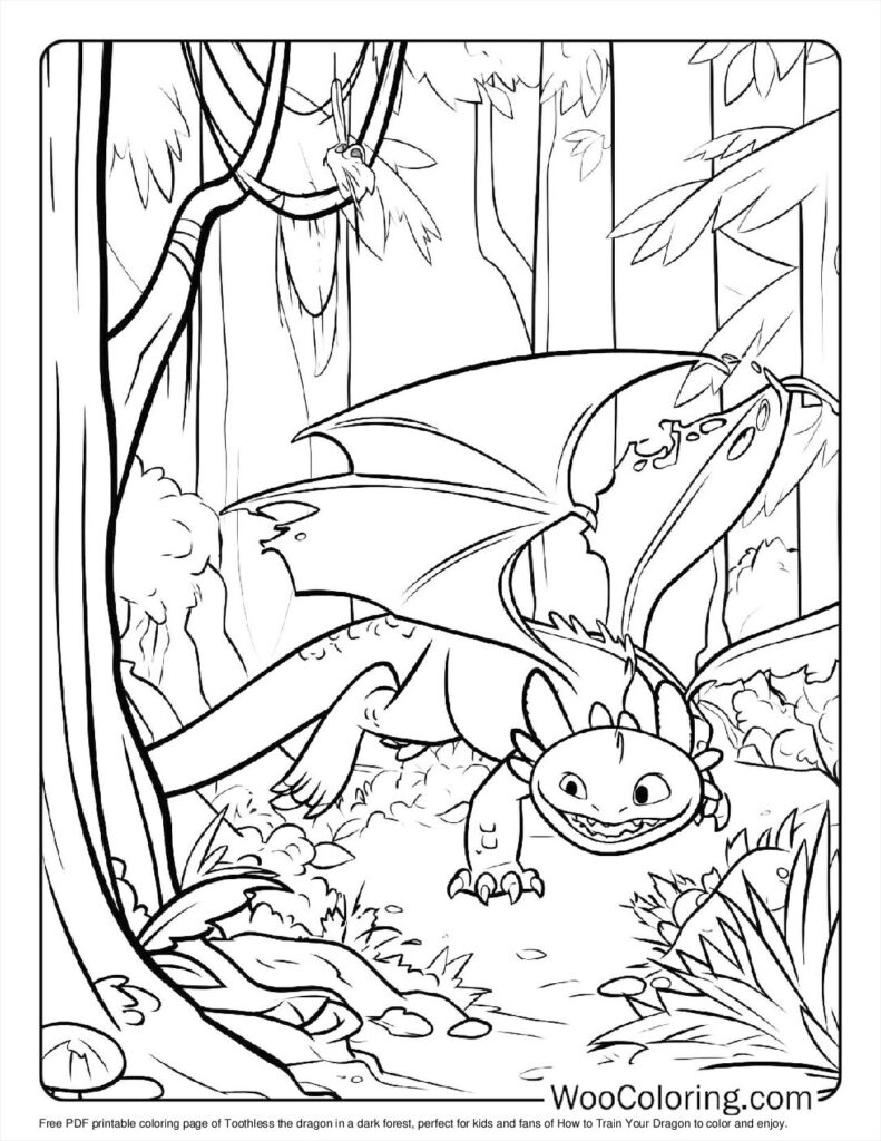100 How To Train Your Dragon Coloring Pages Free PDF To Print Woo Coloring