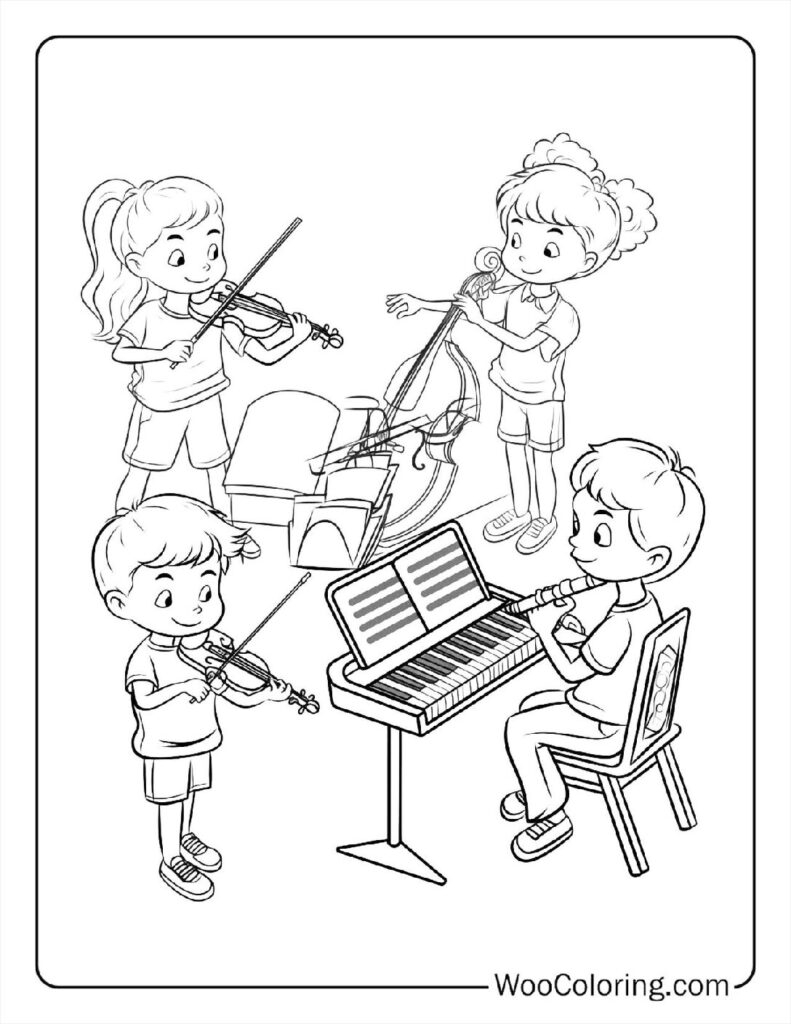 100 Music Coloring Pages Free PDF To Print Woo Coloring