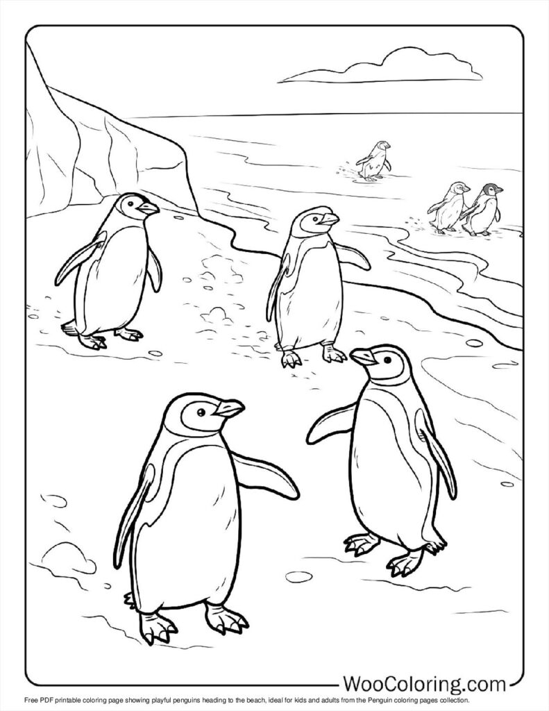 100 Penguin Coloring Pages Free PDF To Print Woo Coloring 100 Penguin Coloring Pages Free PDF To Print Woo Coloring