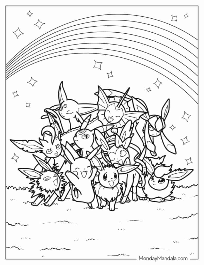 pokemon coloring pages free printable