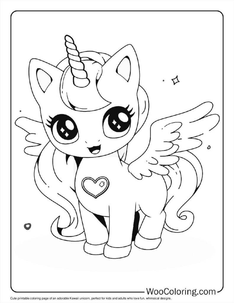 100 Unicorn Cat Coloring Pages Free PDF To Print Woo Coloring