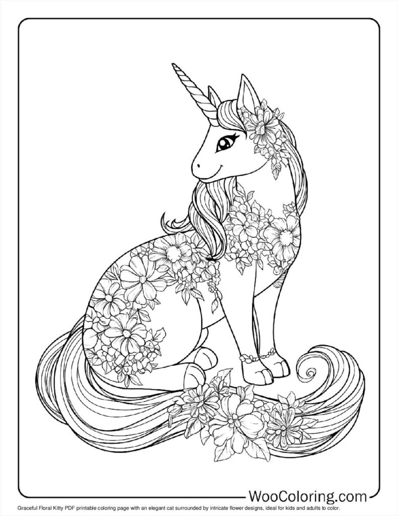 unicorn coloring pages to print