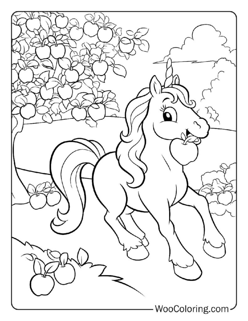 free unicorn coloring pages