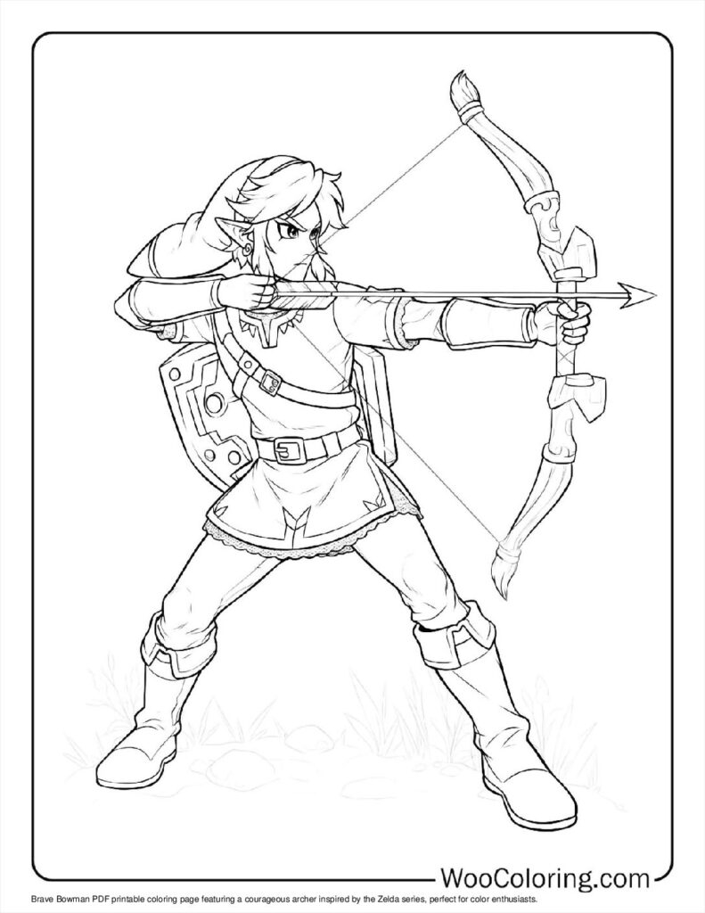 100 Zelda Coloring Pages Free PDF To Print Woo Coloring