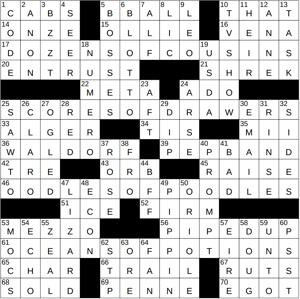1029 24 NY Times Crossword 29 Oct 24 Tuesday NYXCrossword