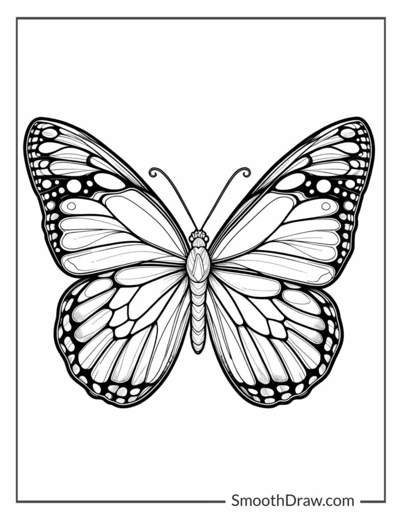 butterfly coloring pages printable