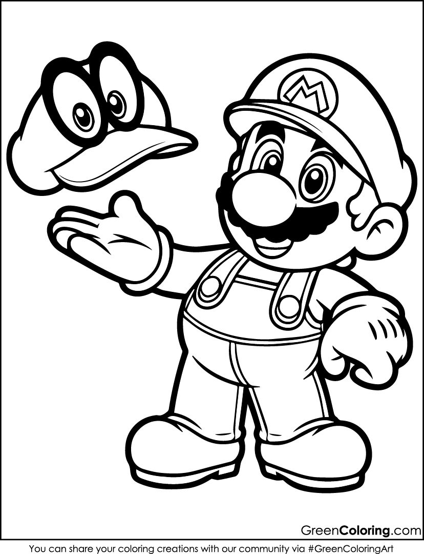 mario and luigi coloring pages