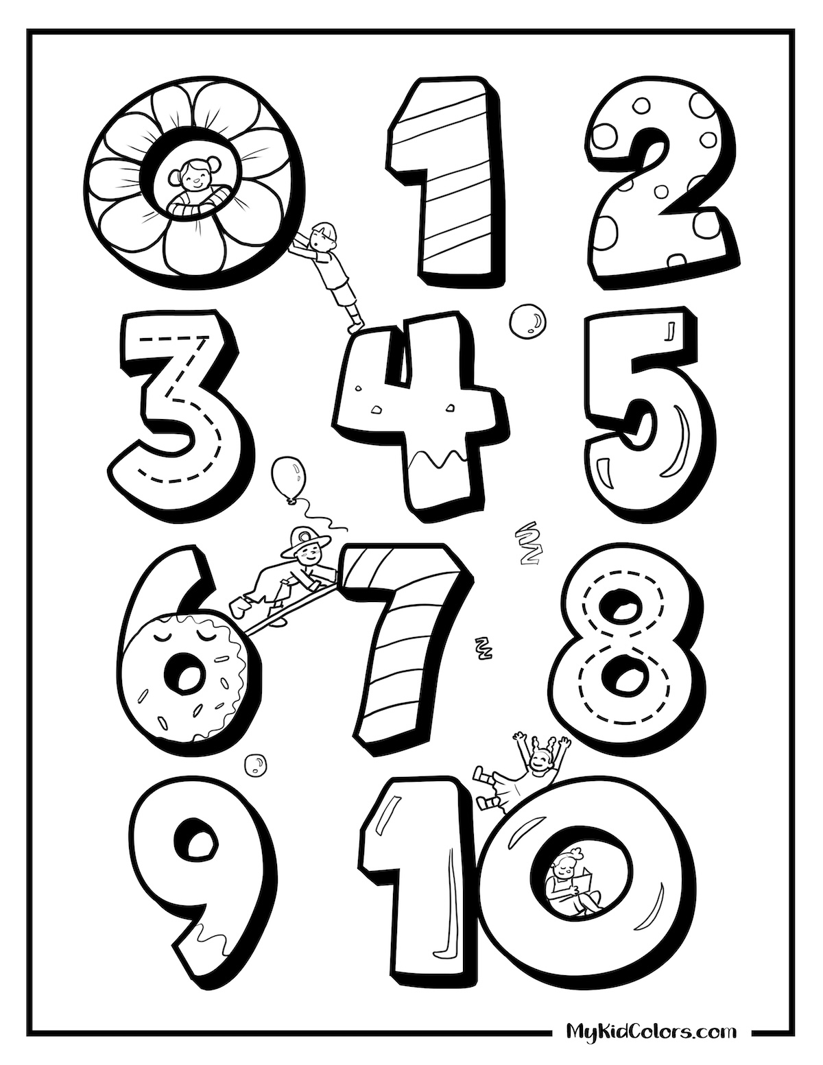 coloring pages for pre k