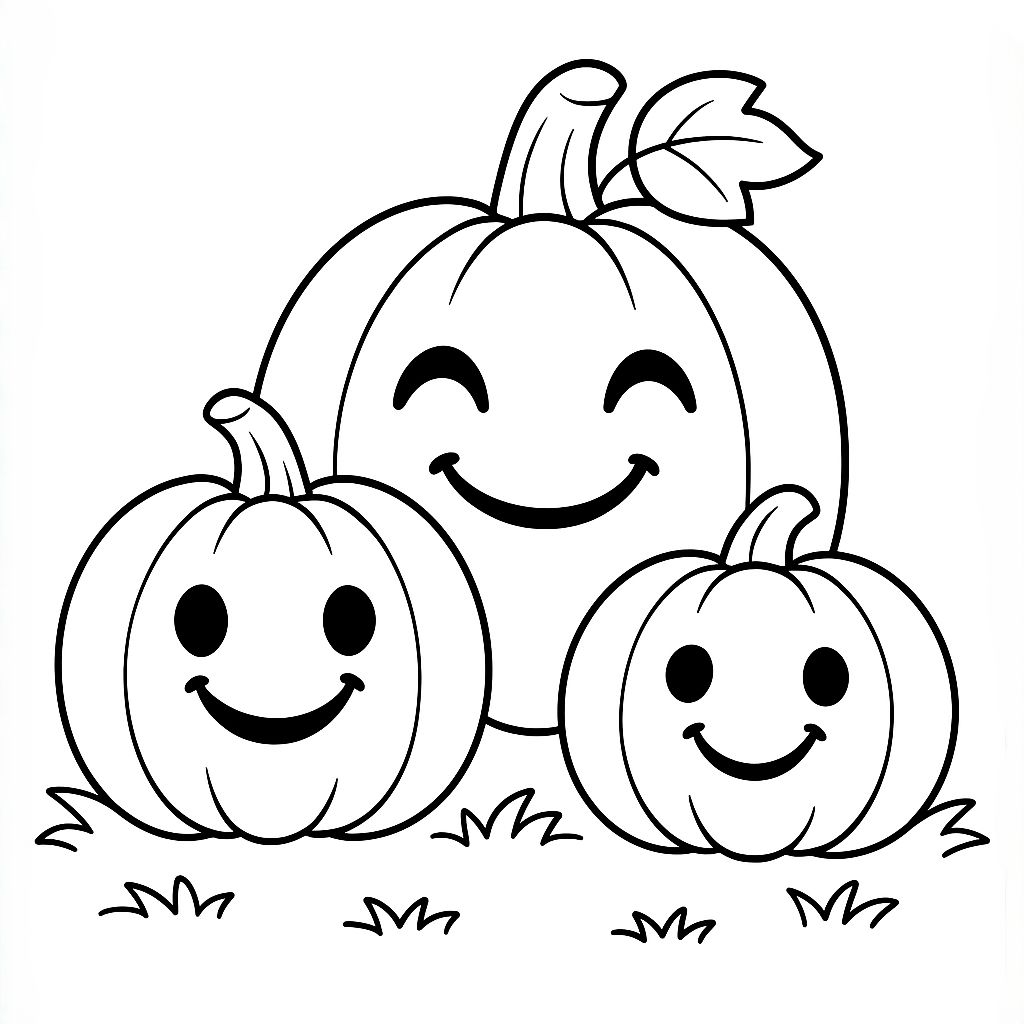 easy halloween coloring pages