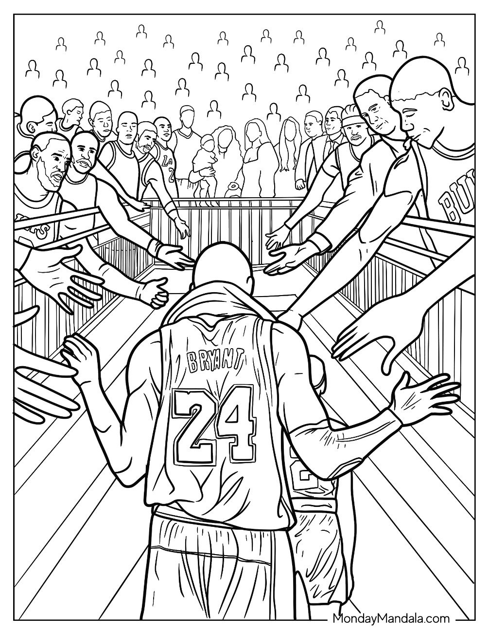 15 Kobe Bryant Coloring Pages Free PDF Printables 