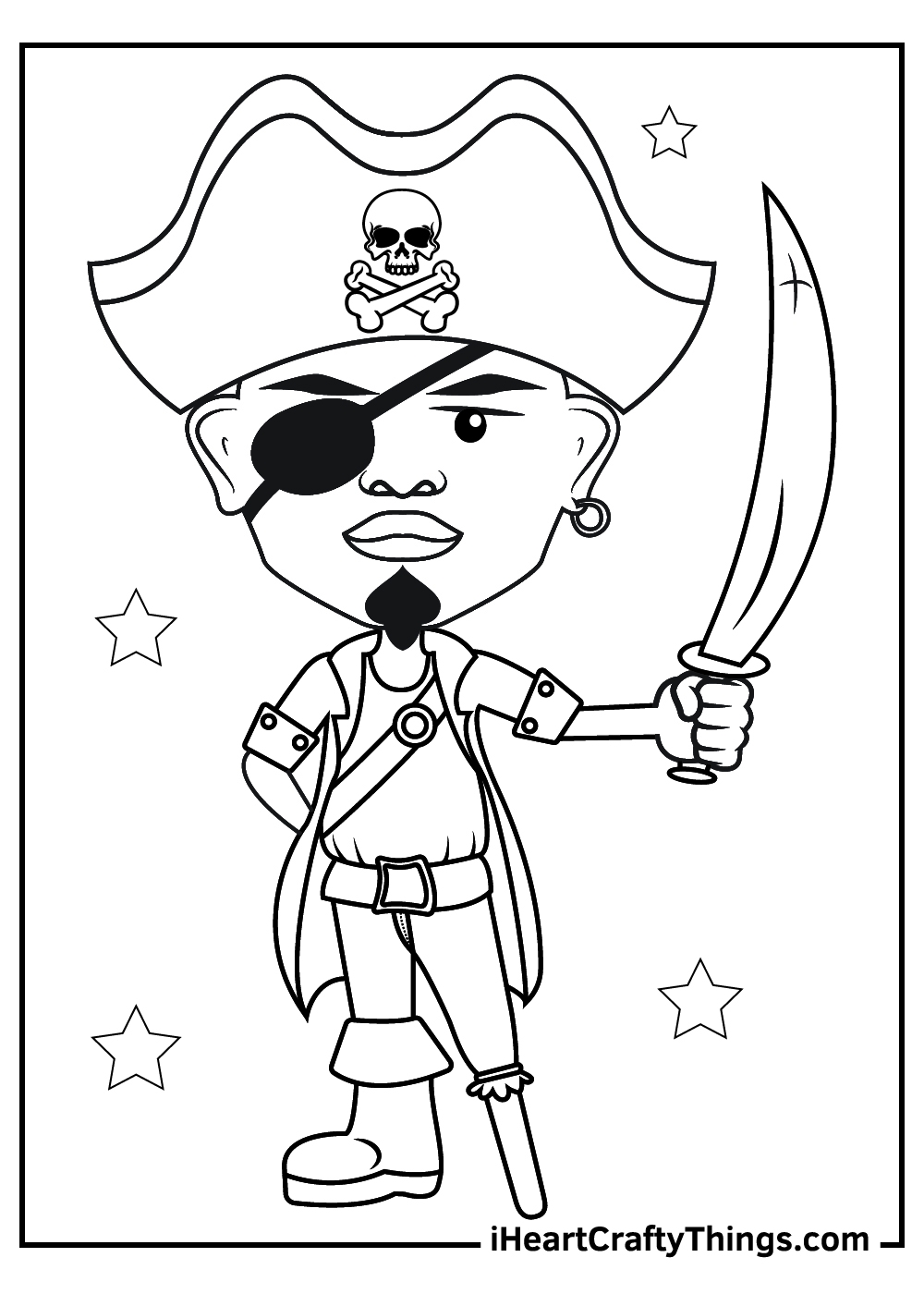 coloring pages of pirates