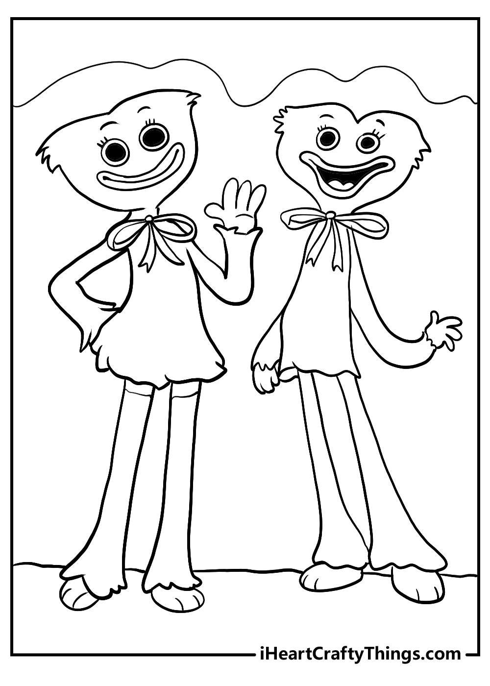 poppy playtime coloring page