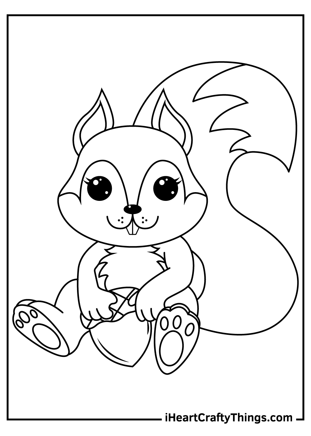 15 Squirrel Coloring Pages 100 Free Printables 