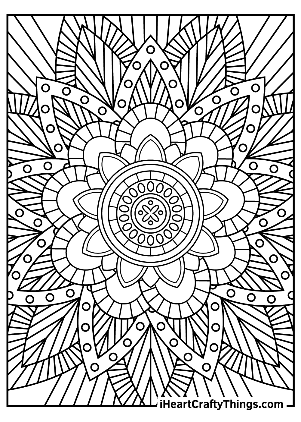 stress relief coloring pages