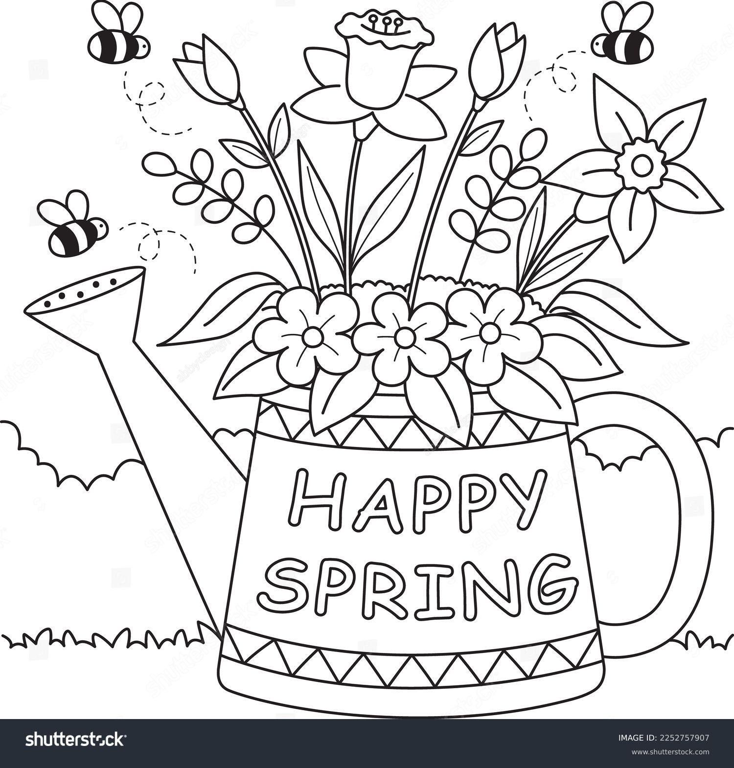 179 Thousand Coloring Page Spring Royalty Free Images Stock Photos Pictures Shutterstock