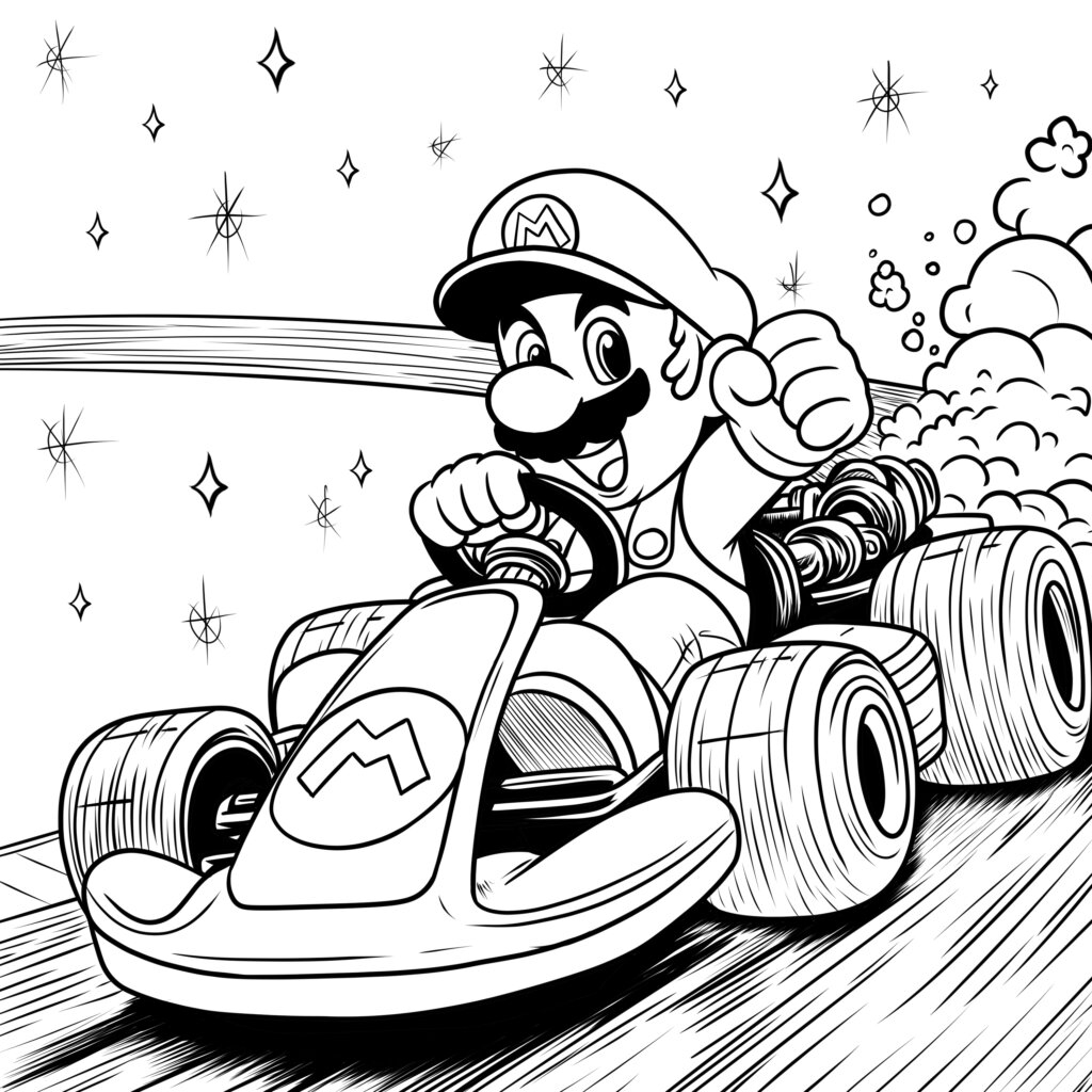 18 Awesome Super Mario Bros Coloring Pages TheToyZone