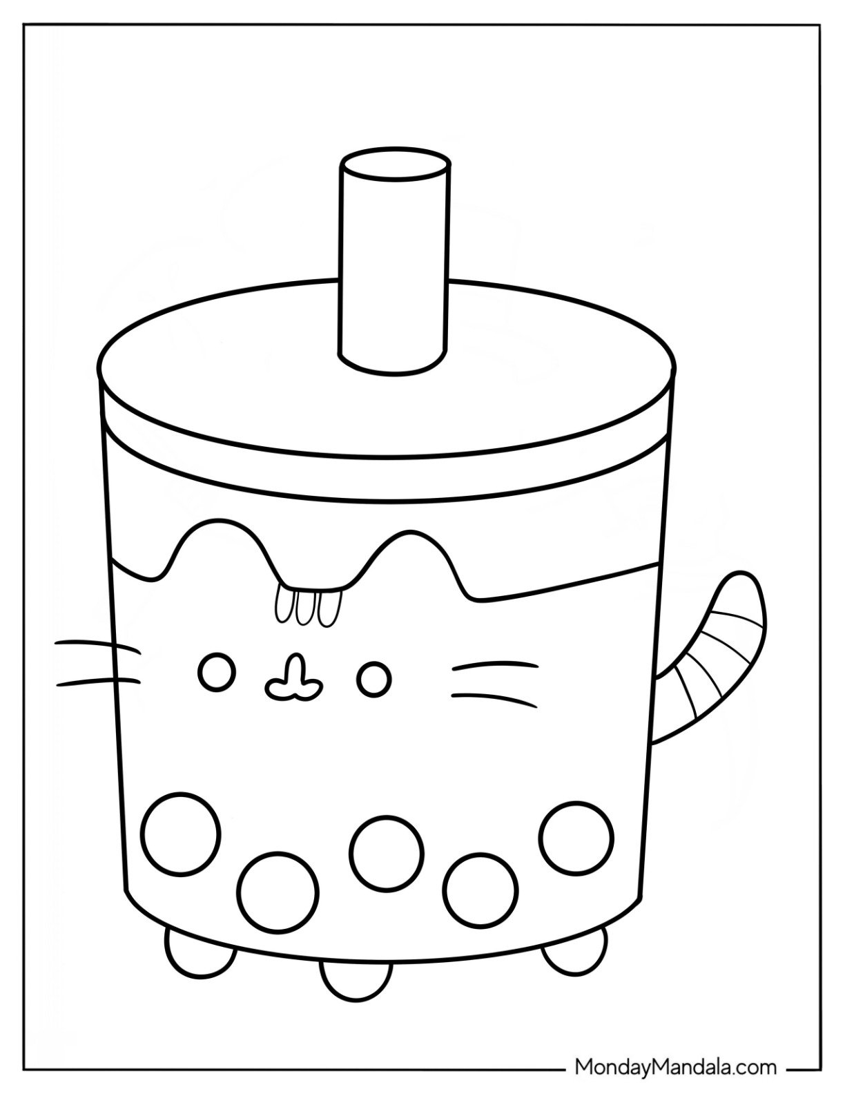 20 Boba Tea Coloring Pages Free PDF Printables 