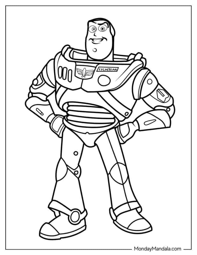 20 Buzz Lightyear Coloring Pages Free PDF Printables