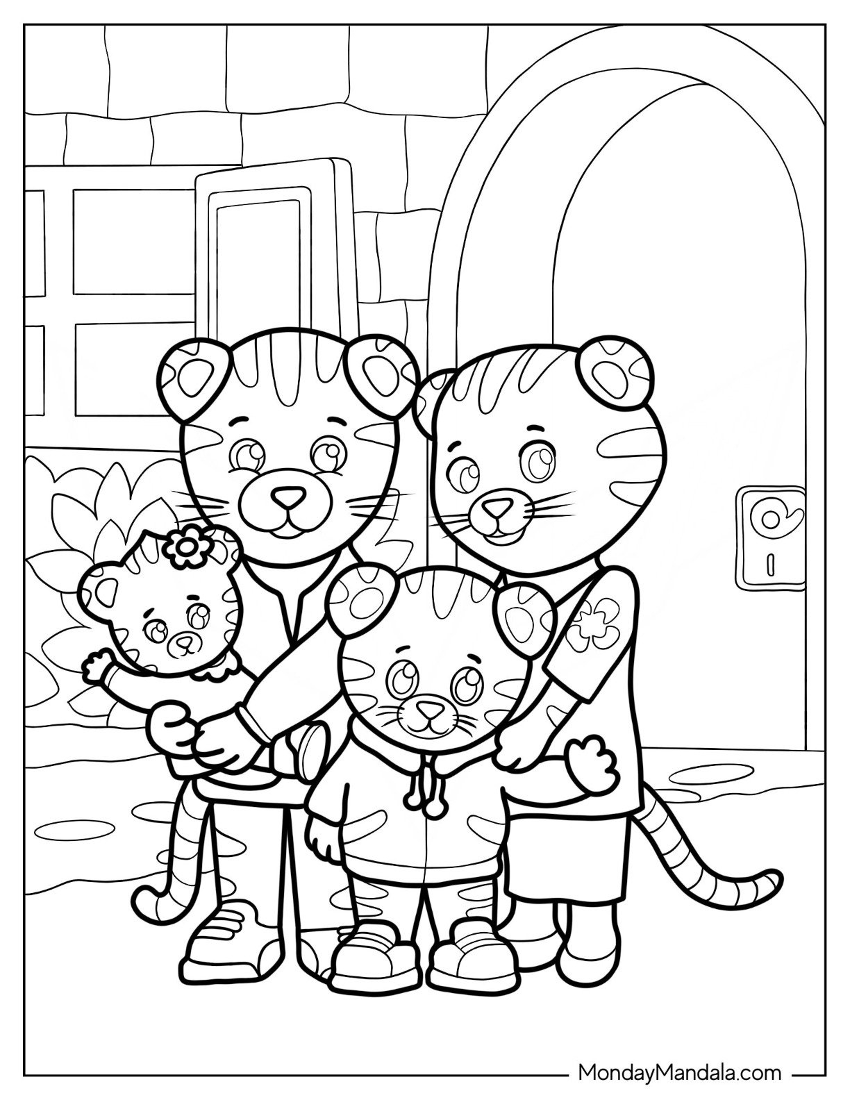20 Daniel Tiger Coloring Pages Free PDF Printables 
