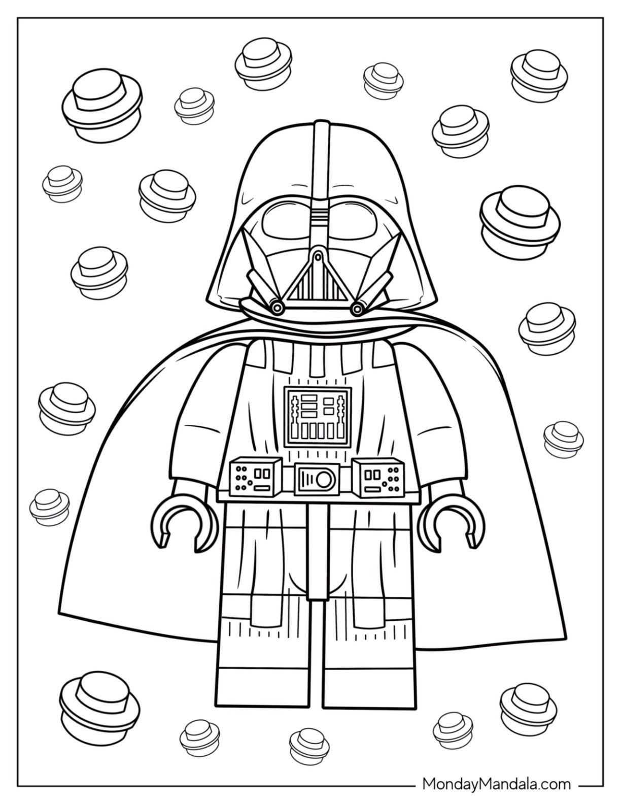 20 Darth Vader Coloring Pages Free PDF Printables 