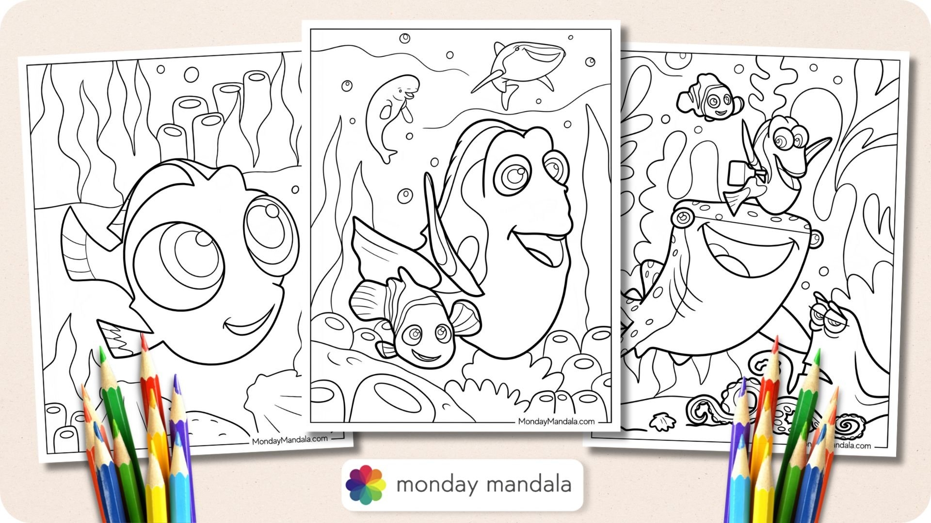 20 Finding Dory Coloring Pages Free PDF Printables 