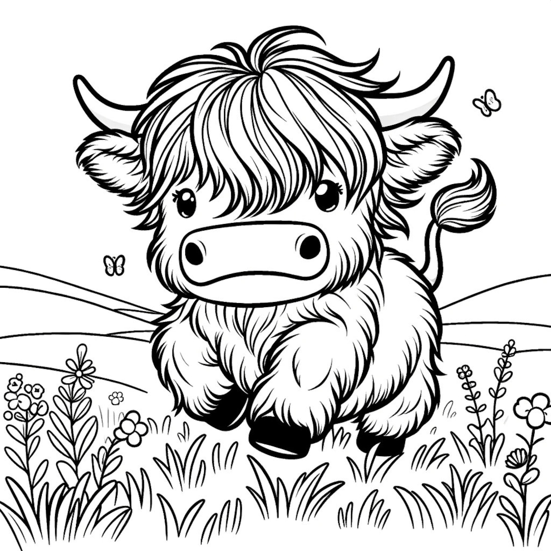 20 Highland Cow Coloring Pages Cow Coloring Pages Highland Cows Cute Highland Cows Baby Highland Cows Cute Cows Cute Baby Cows Etsy Finland