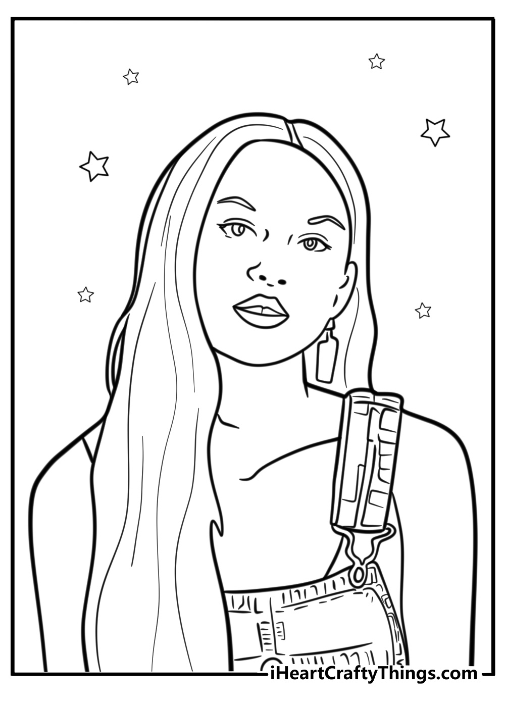 oliva rodrigo coloring pages printble