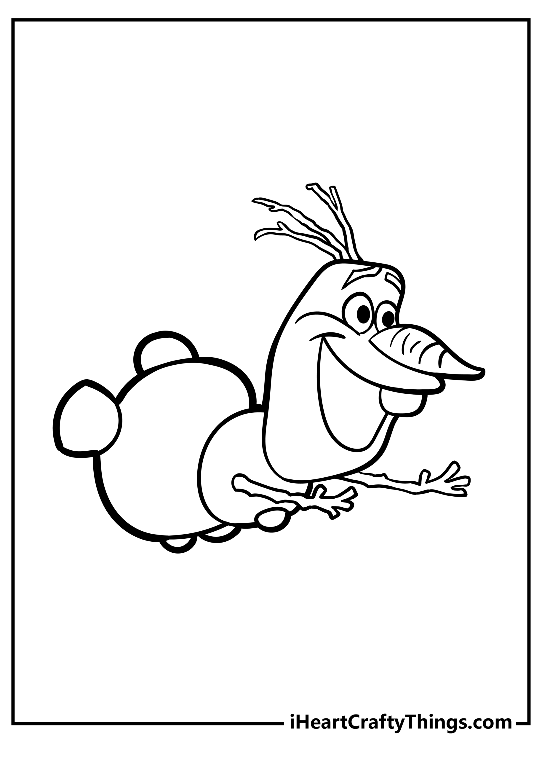 20 Olaf Coloring Pages 100 Free Printable PDF For Kids 