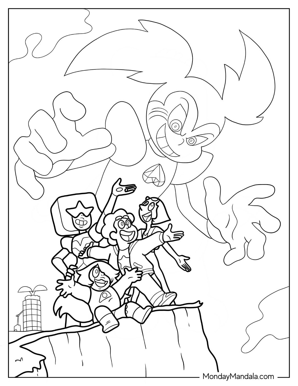 steven universe coloring pages