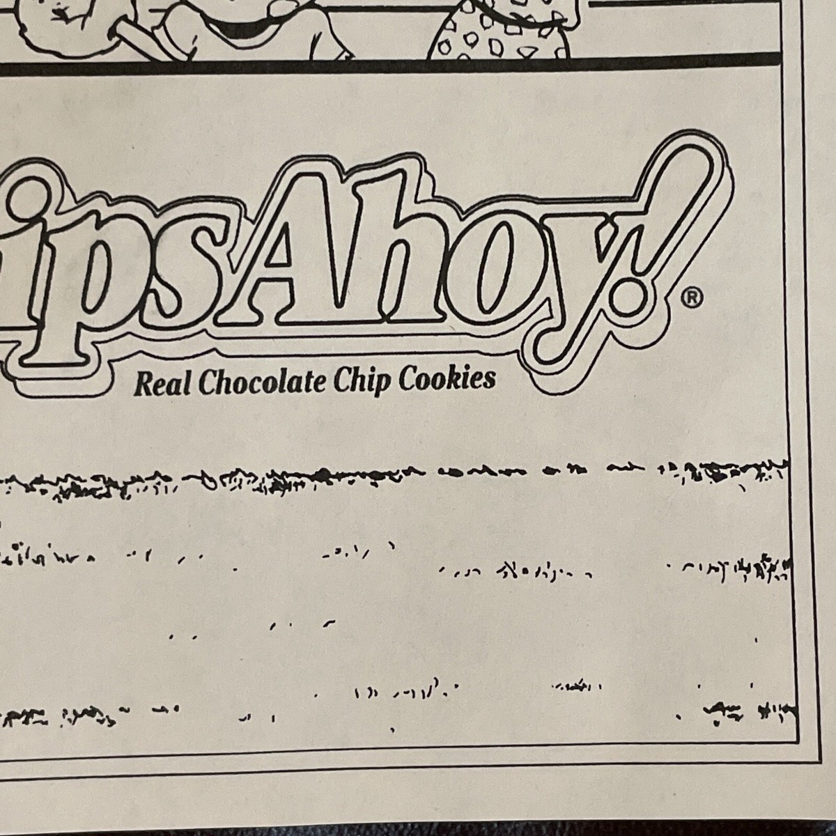 20 Vintage Unused Cal Ripken Chips Ahoy Coloring Sheets EBay