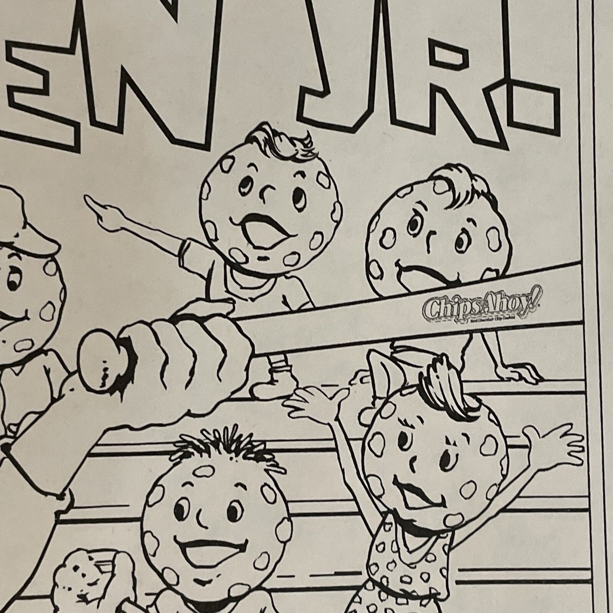 20 Vintage Unused Cal Ripken Chips Ahoy Coloring Sheets EBay