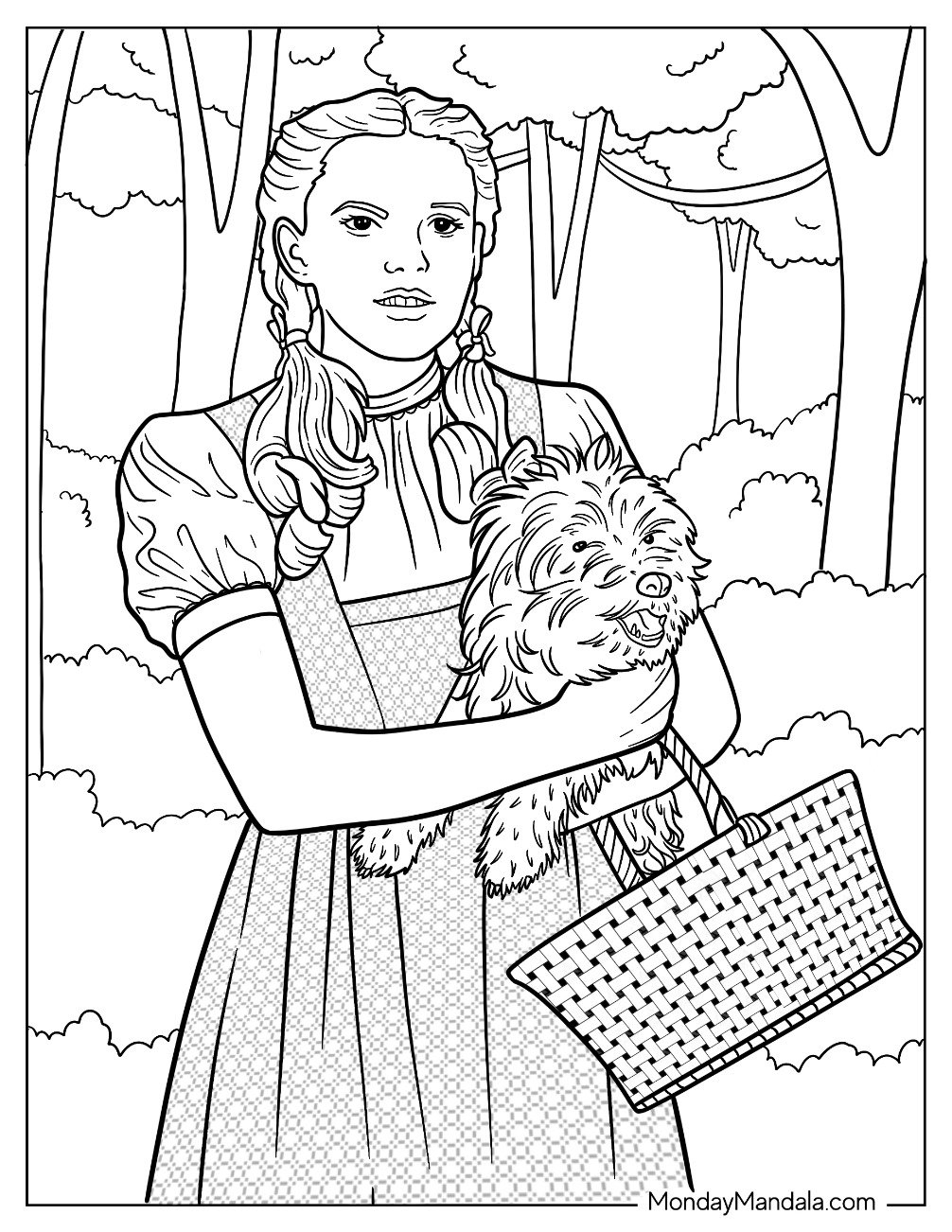 20 Wizard Of Oz Coloring Pages Free PDF Printables 