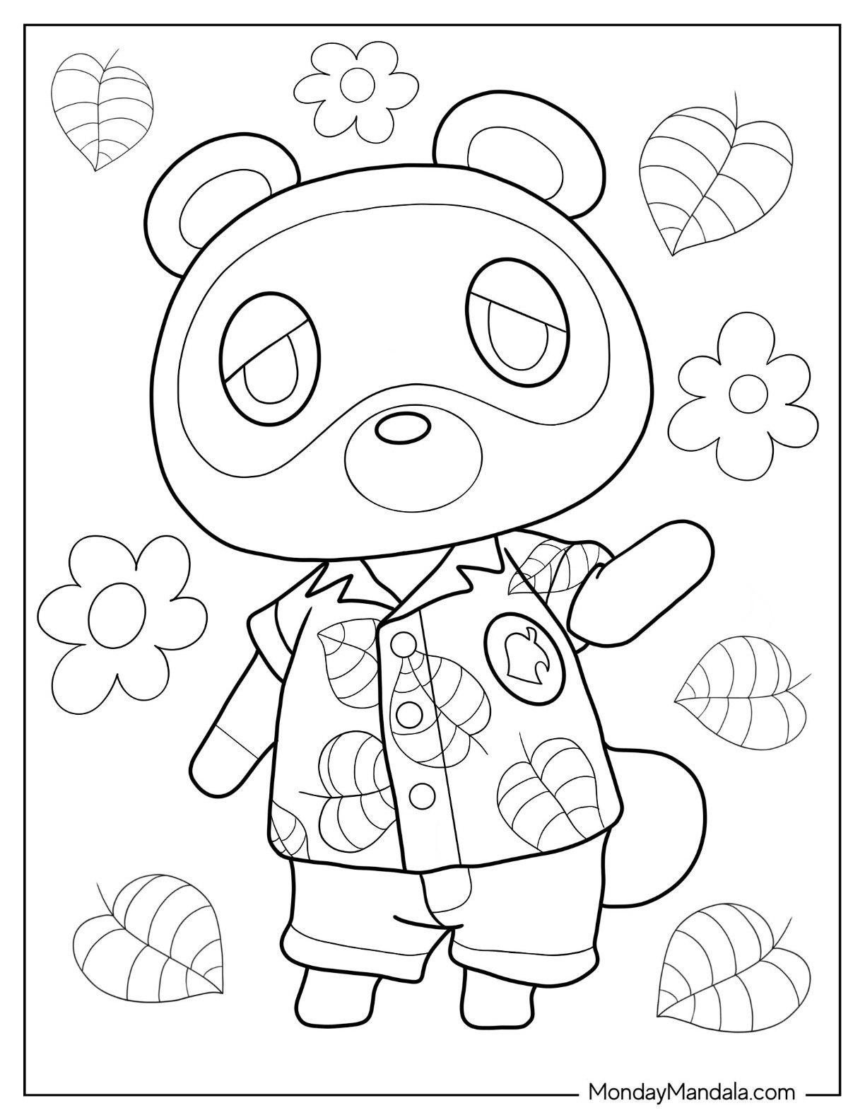 22 Animal Crossing Coloring Pages Free PDF Printables 