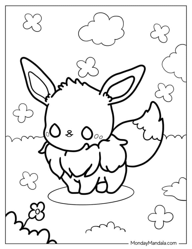 22 Eevee Coloring Pages Free PDF Printables 22 Eevee Coloring Pages Free PDF Printables